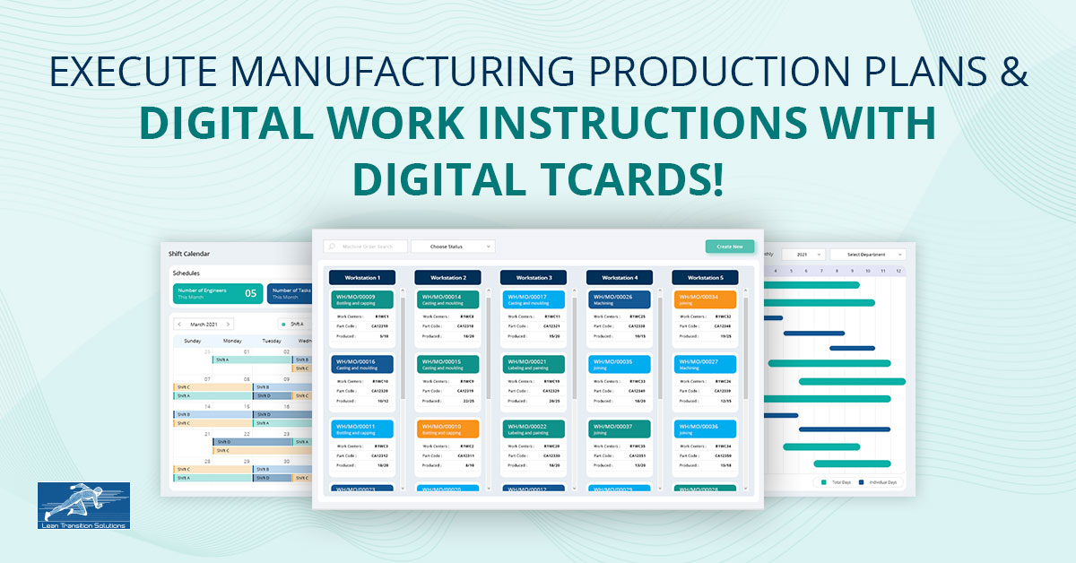 Digital Work Instructions with TCard system